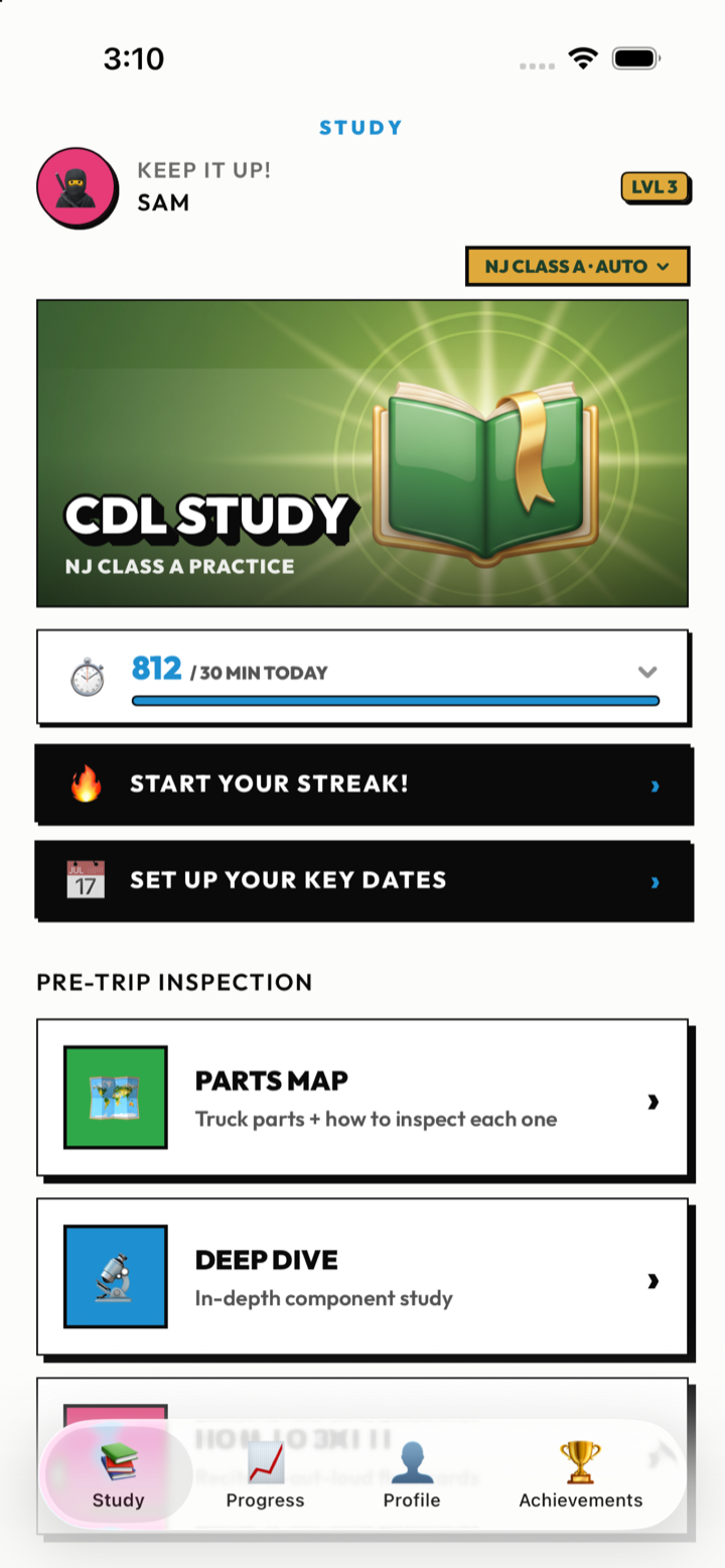 Study home on iPhone